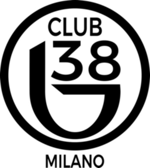 CLUB 38 B MILANO Logo (EUIPO, 07/25/2017)