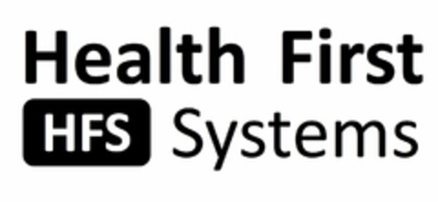 Health First HFS Systems Logo (EUIPO, 07.08.2017)