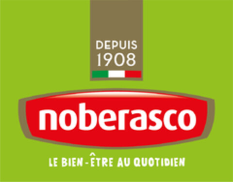 DEPUIS 1908 NOBERASCO LE BIEN-ETRE AU QUOTIDIEN Logo (EUIPO, 12.06.2019)