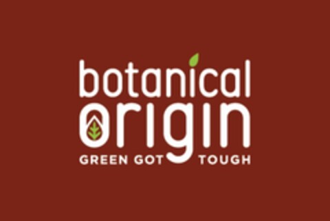 BOTANICAL ORIGIN GREEN GOT TOUGH Logo (EUIPO, 10.09.2019)