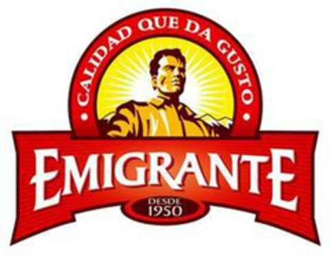 EMIGRANTE CALIDAD QUE DA GUSTO DESDE 1950 Logo (EUIPO, 11.02.2020)