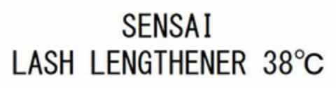 SENSAI LASH LENGTHENER 38°C Logo (EUIPO, 16.04.2021)