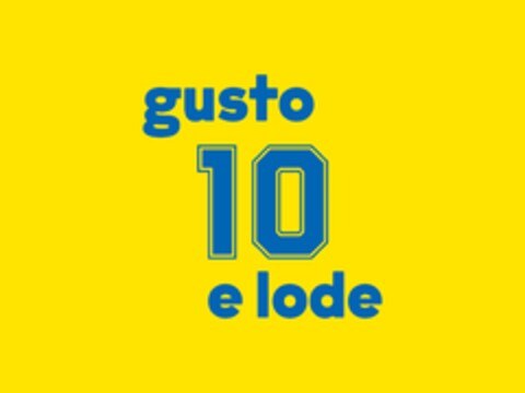 gusto 10 e lode Logo (EUIPO, 01/14/2022)