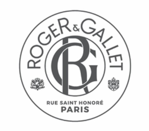 ROGER & GALLET RG RUE SAINT HONORÉ PARIS Logo (EUIPO, 18.02.2022)