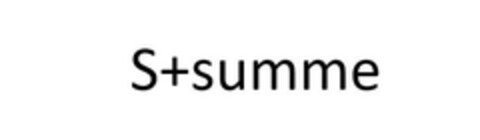 S+SUMME Logo (EUIPO, 03.10.2023)