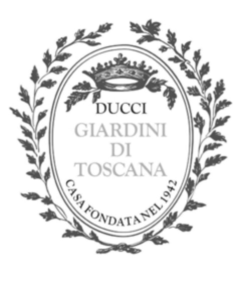 DUCCI GIARDINI DI TOSCANA CASA FONDATA NEL 1942 Logo (EUIPO, 11.01.2024)