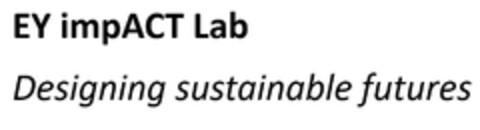 EY impACT Lab Designing sustainable futures Logo (EUIPO, 04/11/2024)