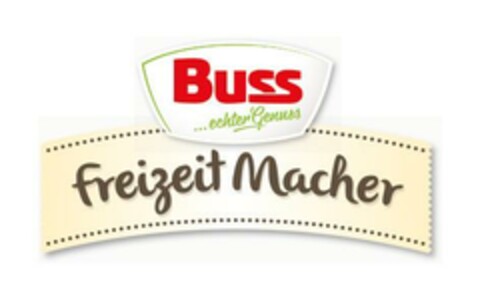 Buss ...echter Genuss Freizeit Macher Logo (EUIPO, 03/05/2025)