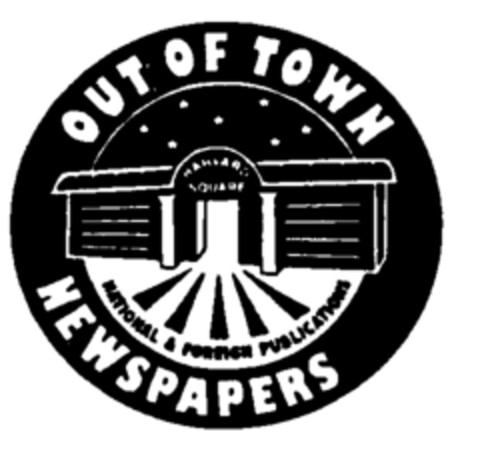 OUT OF TOWN NEWSPAPERS Logo (EUIPO, 04/01/1996)