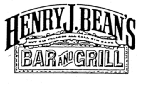 HENRY J. BEAN'S BAR AND GRILL Logo (EUIPO, 04/01/1996)