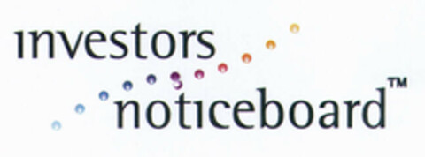 investors noticeboard Logo (EUIPO, 31.08.2000)