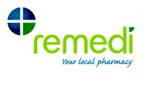 remedi Your local pharmacy Logo (EUIPO, 25.09.2000)