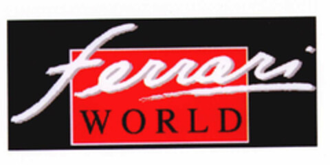 FERRARI WORLD Logo (EUIPO, 07.06.2001)