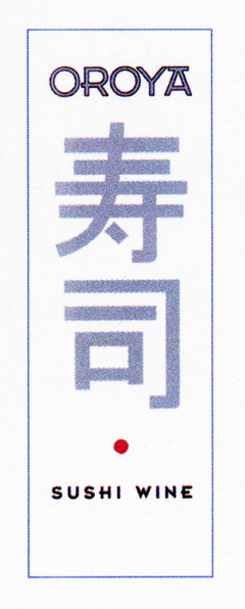 OROYA SUSHI WINE Logo (EUIPO, 20.04.2004)