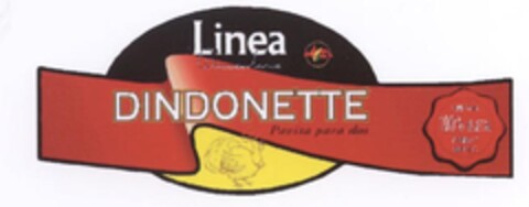 Linea DINDONETTE Pavita para dos Logo (EUIPO, 11/11/2004)