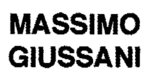 MASSIMO GIUSSANI Logo (EUIPO, 01/25/2005)