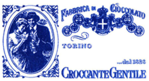 FABBRICA DI CIOCCOLATO TORINO dal 1826 CROCCANTEGENTILE Logo (EUIPO, 01/31/2005)