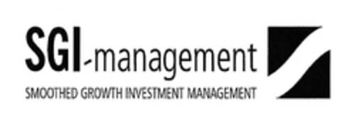 SGI-management SMOOTHED GROWTH INVESTMENT MANAGEMENT Logo (EUIPO, 21.12.2006)