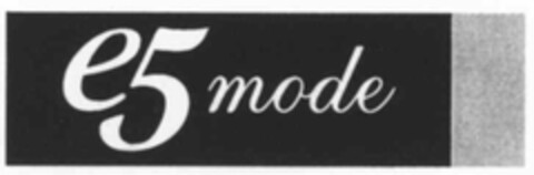 e5 mode Logo (EUIPO, 10.08.2007)