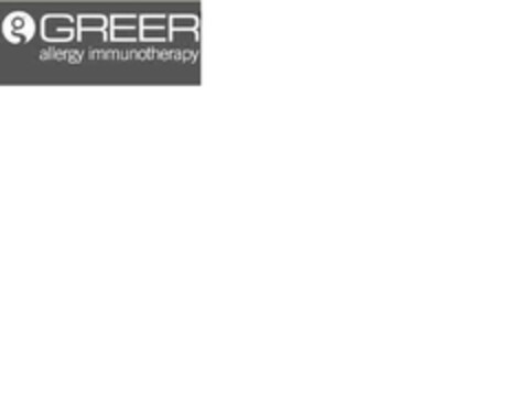 G GREER ALLERGY IMMUNOTHERAPY Logo (EUIPO, 27.10.2010)