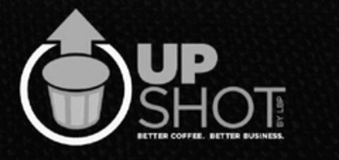 UP SHOT. BETTER COFFEE. BETTER BUSINESS. BY LBP Logo (EUIPO, 01.02.2013)