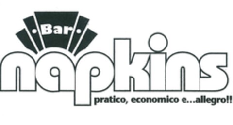 Bar napkins pratico, economico e...allegro!! Logo (EUIPO, 17.03.2014)