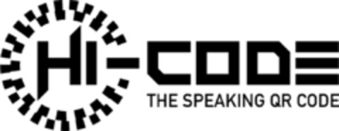 HI-CODE THE SPEAKING QR CODE Logo (EUIPO, 10/08/2014)