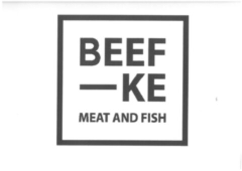 BEEF-KE MEAT AND FISH Logo (EUIPO, 03/23/2016)