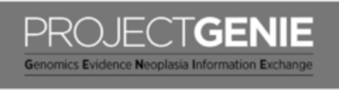 PROJECT GENIE Genomics Evidence Neoplasia Information Exchange Logo (EUIPO, 23.06.2016)