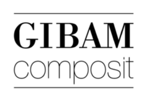 GIBAM COMPOSIT Logo (EUIPO, 05/10/2017)