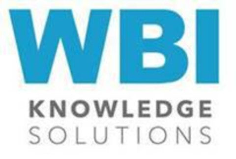 WBI KNOWLEDGE SOLUTIONS Logo (EUIPO, 24.04.2020)