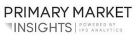 PRIMARY MARKET INSIGHTS POWERED BY IPD ANALYTICS Logo (EUIPO, 09/21/2023)