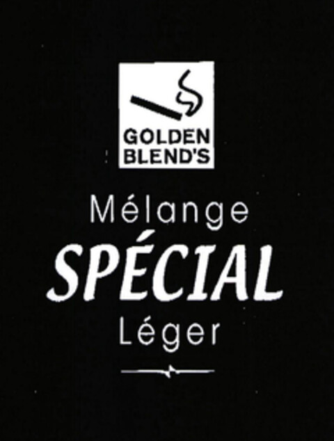 GOLDEN BLEND'S Mélange SPÉCIAL Léger Logo (EUIPO, 05.06.2002)