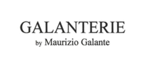 GALANTERIE by Maurizio Galante Logo (EUIPO, 20.10.2005)