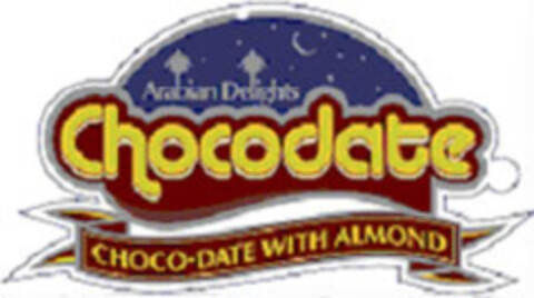 Arabian Delights Chocodate CHOCO-DATE WITH ALMOND Logo (EUIPO, 01/26/2009)