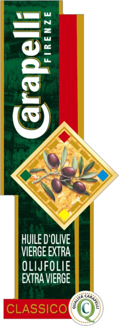 CARAPELLI FIRENZE CLASSICO Logo (EUIPO, 03/24/2009)