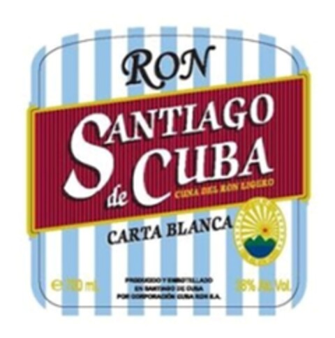 RON SANTIAGO DE CUBA Logo (EUIPO, 19.01.2011)