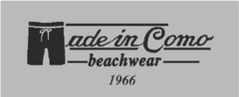 Madeincomo beachwear 1966 Logo (EUIPO, 09.09.2013)