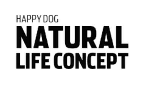 HAPPY DOG NATURAL LIFE CONCEPT Logo (EUIPO, 11/12/2013)