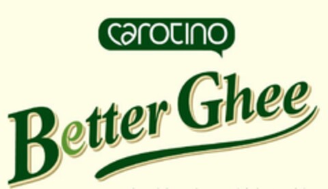 carotino Better Ghee Logo (EUIPO, 06.09.2018)