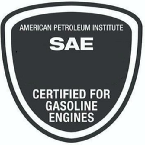 AMERICAN PETROLEUM INSTITUTE SAE CERTIFIED FOR GASOLINE ENGINES Logo (EUIPO, 16.09.2019)