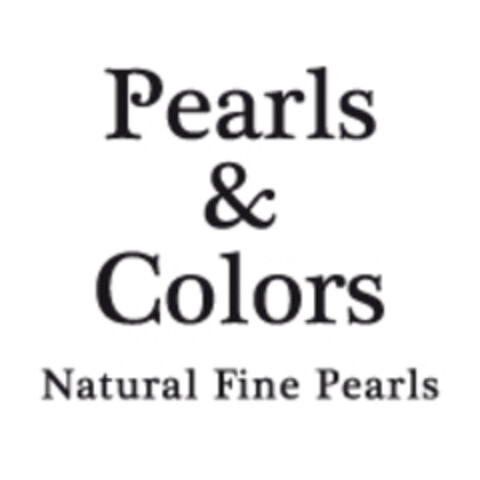 Pearls & Colors Natural Fine Pearls Logo (EUIPO, 01/20/2020)