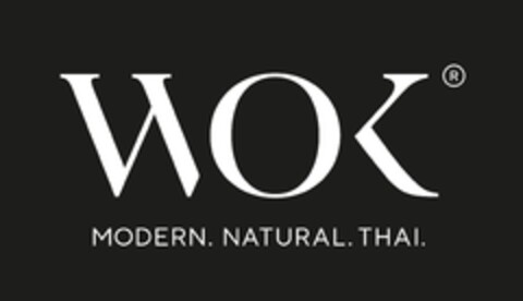 WOK MODERN. NATURAL.THAI. Logo (EUIPO, 22.01.2020)