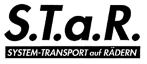 S.T.a.R. SYSTEM-TRANSPORT auf RÄDERN Logo (EUIPO, 11/12/1997)