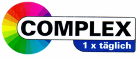 COMPLEX 1 x täglich Logo (EUIPO, 24.08.1999)