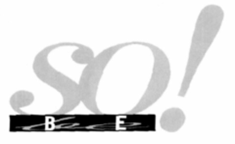 SO! BE Logo (EUIPO, 20.09.1999)