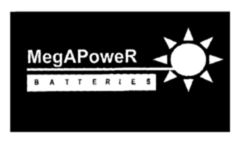 MegAPoweR BATTERIES Logo (EUIPO, 01.06.2000)