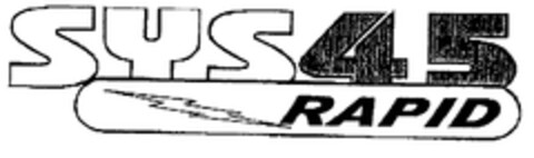 SYS 45 RAPID Logo (EUIPO, 11.10.2002)