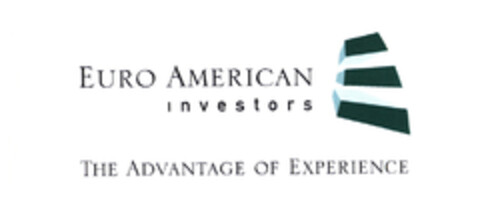 EURO AMERICAN Investors THE ADVANTAGE OF EXPERIENCE Logo (EUIPO, 03/06/2003)