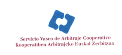 Servicio Vasco de Arbitraje Cooperativo Kooperatiben Arbitrajeko Euskal Zerbitzua Logo (EUIPO, 10/31/2003)